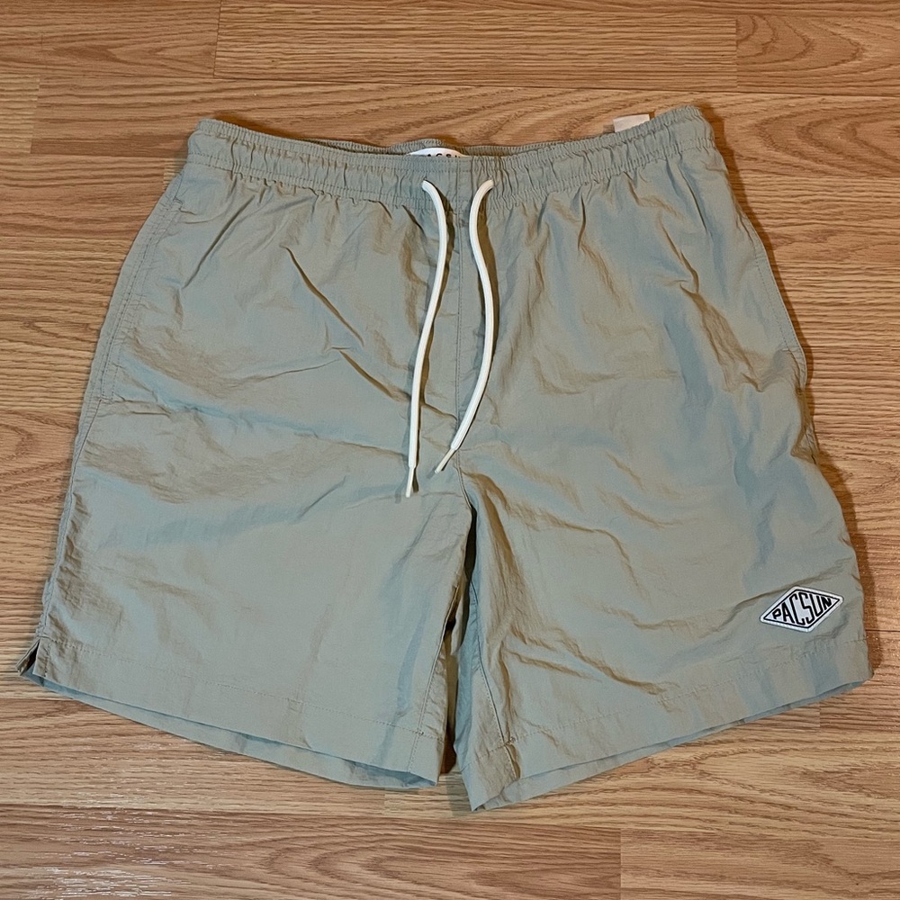 PacSun Light Tan Swim Shorts